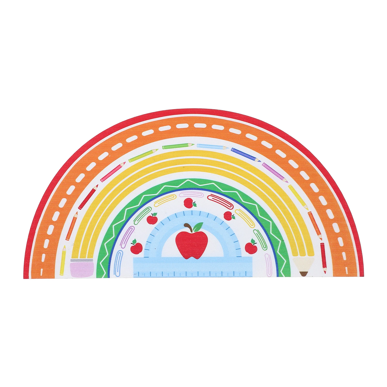 

Wooden Pen Holder ﻿ Desk Rainbow Organizer Desktop Iridescent Colorful Cup Pencil Holders Gift Miss