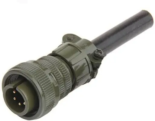 6 Pin 16 Position Military Circular Connector Male Plug for Aviation, Industrial Equipment, MIL-DTL-5015
