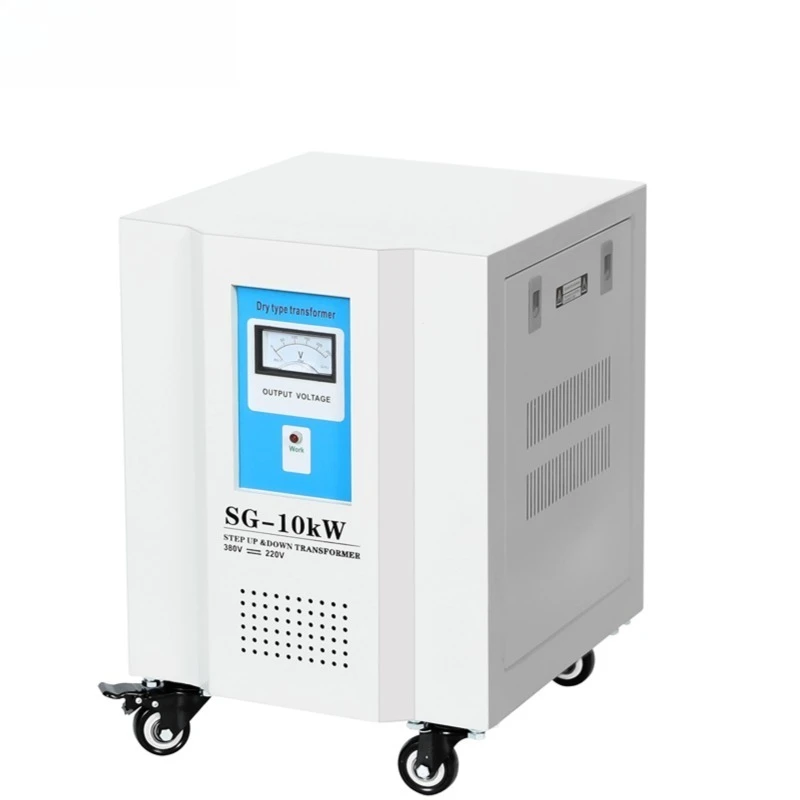 Three Phase Frequency Voltage Transformer 5KVA Customized 220V To 440V 380V Aluminum Coil 50Hz 60Hz Adjustable Output