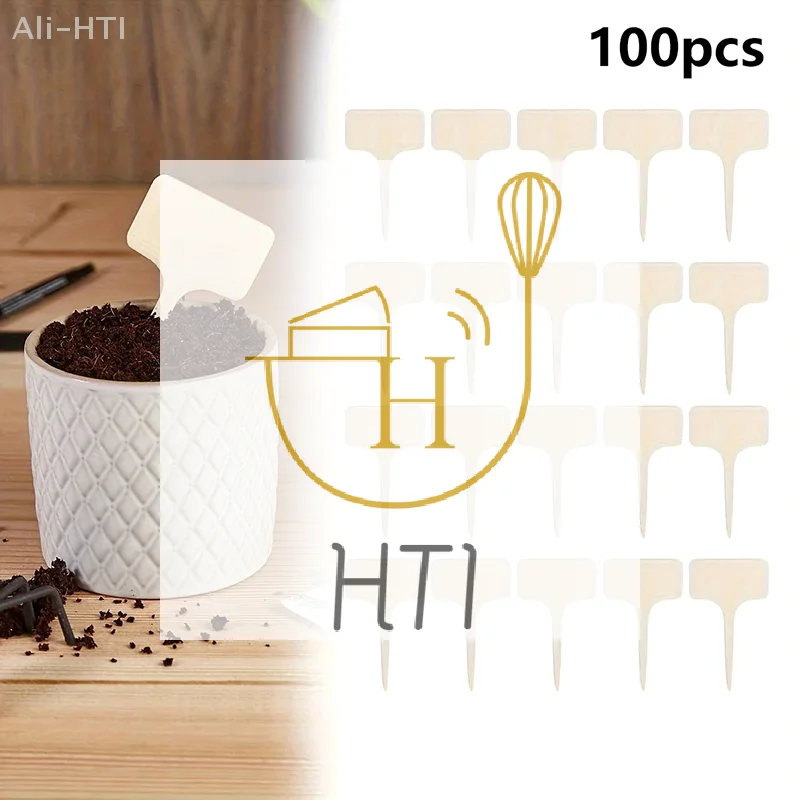 

Наружная водонепроницаемая рукописная этикетка, деревянная этикетка для растений, этикетка для растений, Т-образный садовый маркер, табличка с именем для рассады овощей