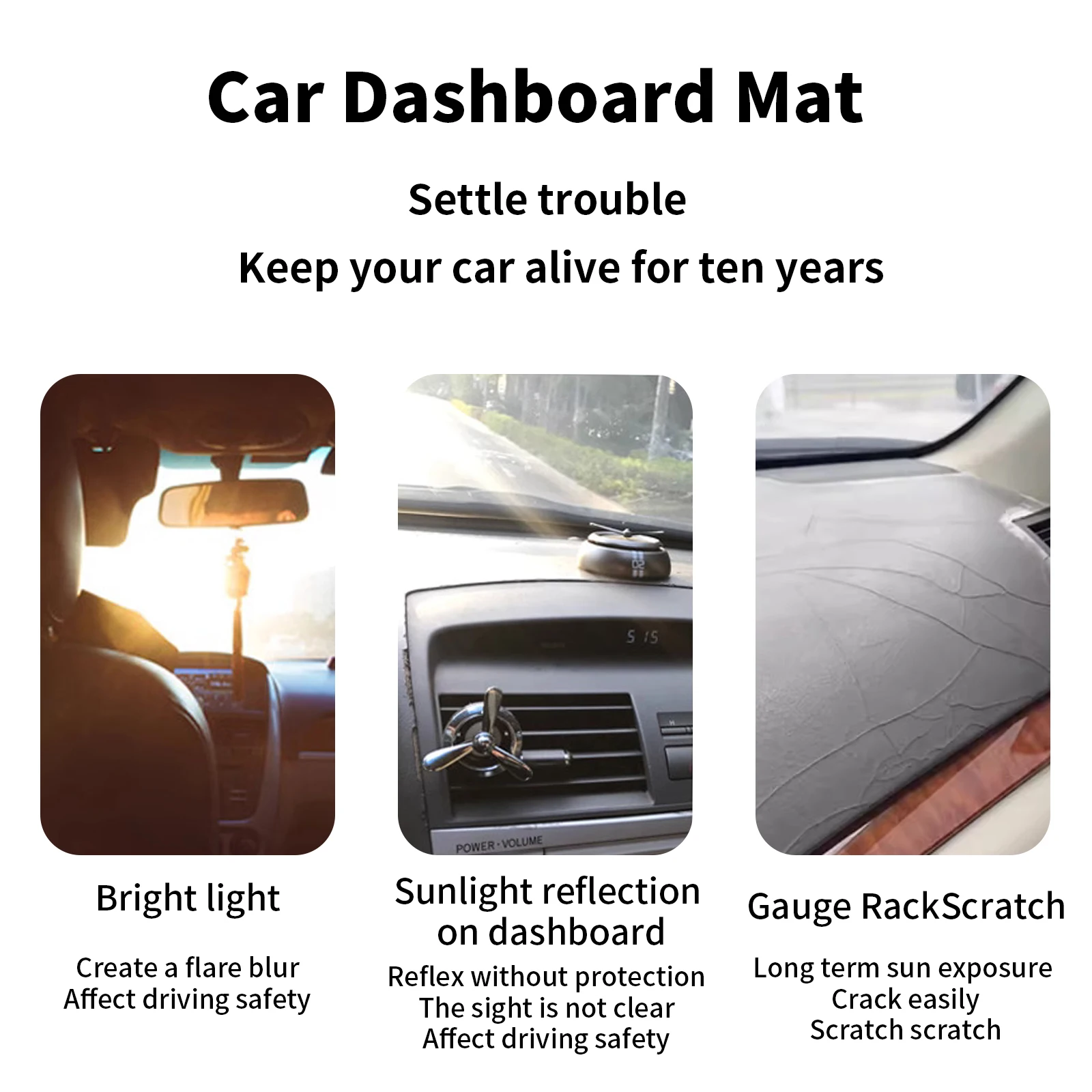 Car Dashmat Dashboard Cover Pad for Hyundai Tucson Nx4 2021 2022 2023 2024 2025 Dashmat Cover Pad Sun Shade Dash Board Carpet view 5