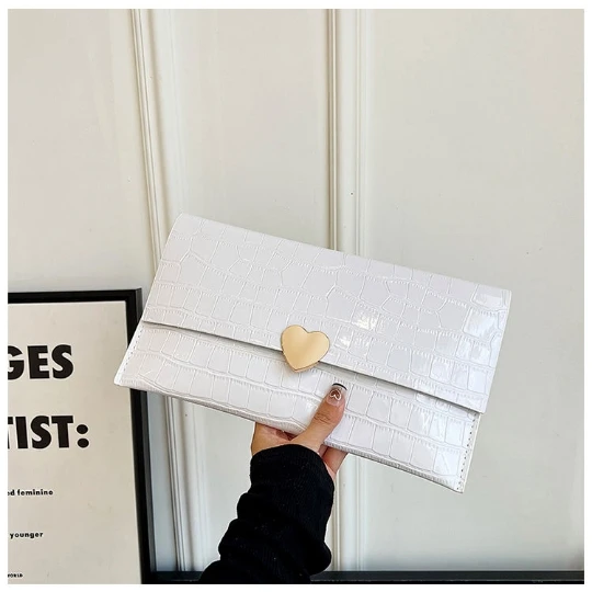 White Women Evening Bag Party Banquet Lady Clutch shoulder Bags Wedding Woman Handbag Hand Bag Girl Coin Envelope Purse