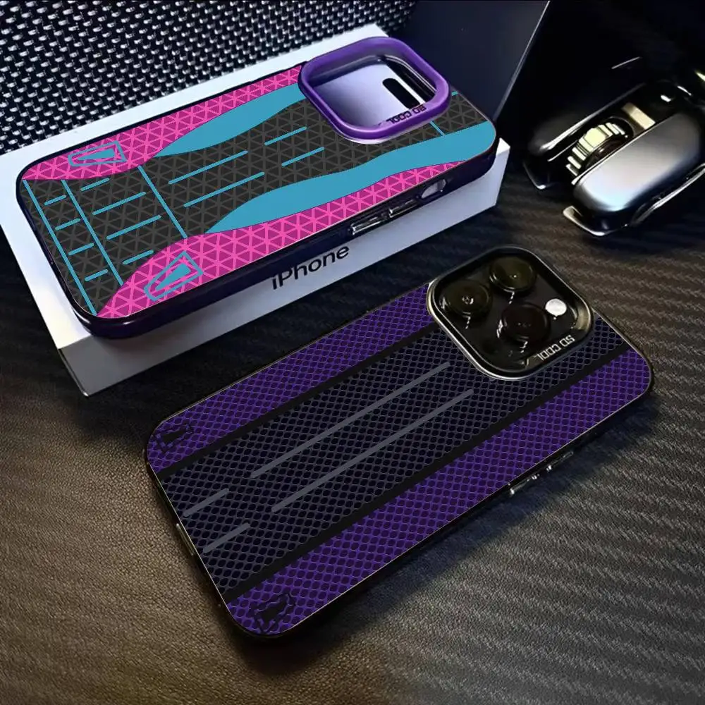 CS 2 Csgo حافظة هاتف جلدية لهاتف آيفون 17 16 15 14 13 12 11 Pro Max Air متعدد الألوان ماتي ليزر معدني أورورا فوندا