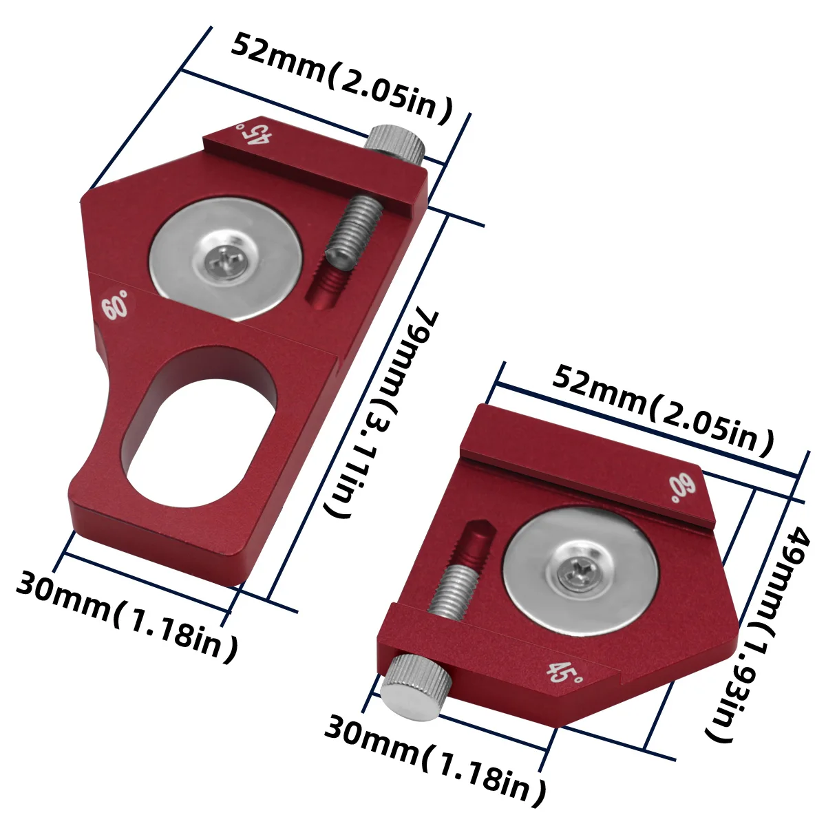 Einstellbare Stahl Lineal Positionierung Block Kombination Quadratischen Winkel Markierung Gauge Linie Glasritzrades Lineal Feste Position Mess Werkzeug – Detail 7