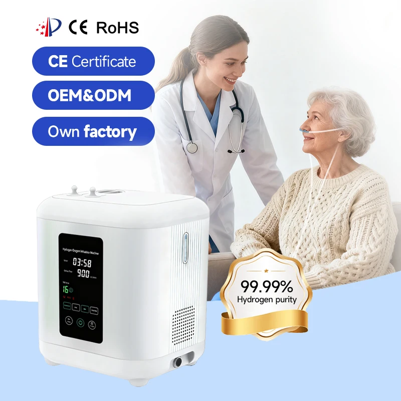

PEM Hydrogen And Oxygen Inhalation Machine 600ML 900ML Hydrogen Water Generator H2 Inhaler Molecular Low Noise Water Purifier