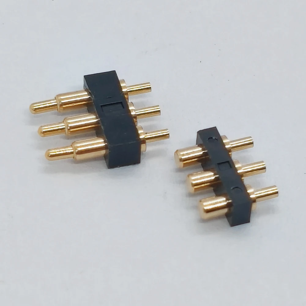 5 Stück gebogener Feder-Pogopin-Stecker Testsonde Antenne Federkontaktstift Leitfähiger Lade-Pogo-Pin für Leiterplatten – Detail 3