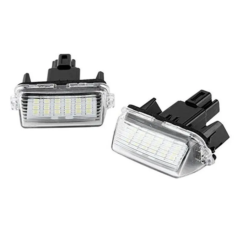 Ingenious-4PCS LED License Number Plate Lights Lamp For Toyota Camry Avalon Auris E18 Vios Esquire Esquire EZ Noah Proace City