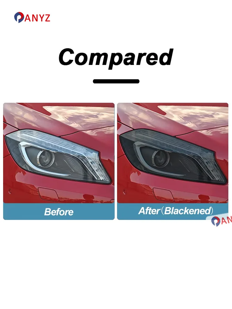 For FORD Territory 2024 Equator Sprot Car Headlight Protective Cover Film Front Light TPU Anti-scratch Headlamp Tint Sticker