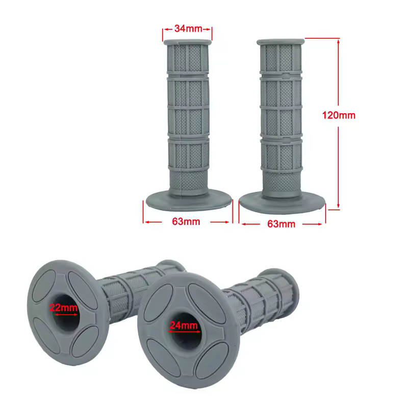 22mm 24mm Universal Motorbike Motorcycle Handlebar Parts Grip For Yamaha KTM Honda Suzuki Motocross Moto Dirt Pit Bike Grips - Image 2