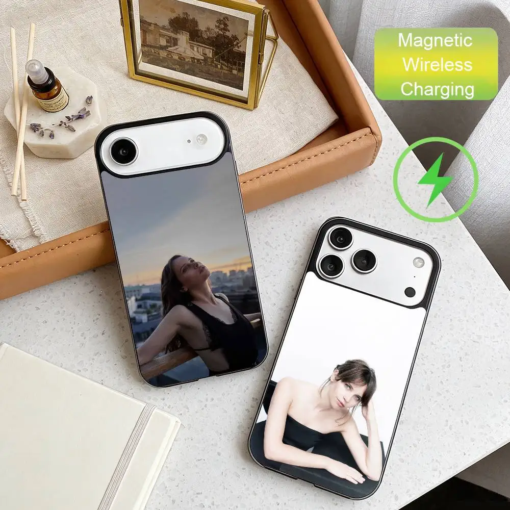 

Fresh Natural Vibe Felicity Jones Phone Case For iPhone17,16,15,14,13,12,11 Plus,For Magnetic Wireless Charge Cover