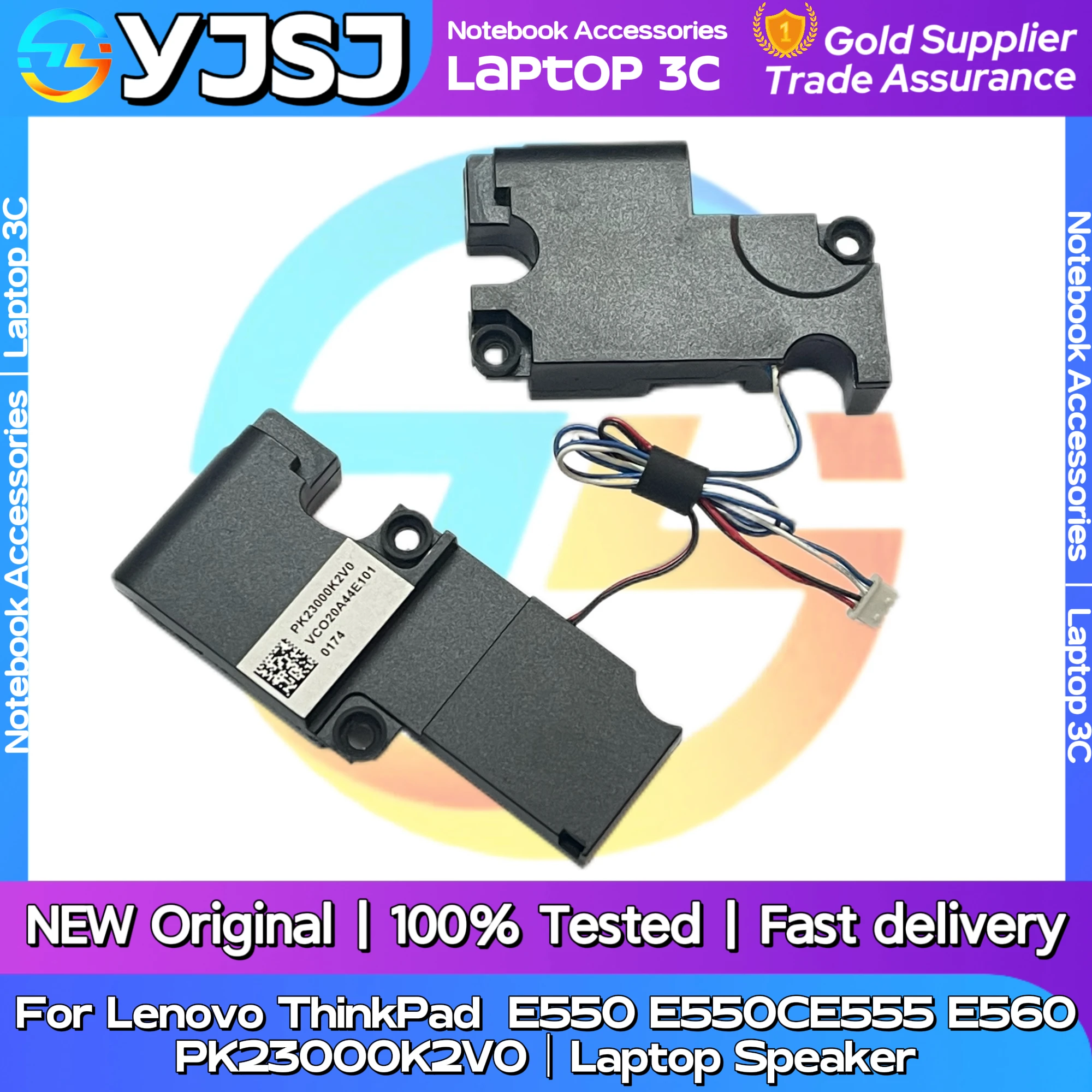 New GENUINE Original Laptop Speaker For Lenovo ThinkPad E550 E550C E555 E560 built-in speaker horn audio  PK23000K2V0