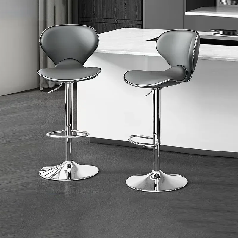 Tabouret de Bar pivotant rembourré en velours, chaises de Bar vertes réglables pour décoration de maison moderne, sièges de comptoir élégants