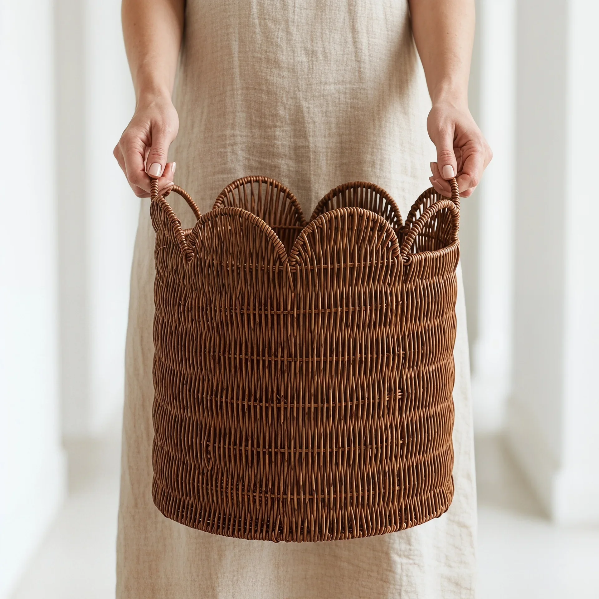 Dirty laundry basket, clothing storage, household clothing imitation rattan basket, a magic tool