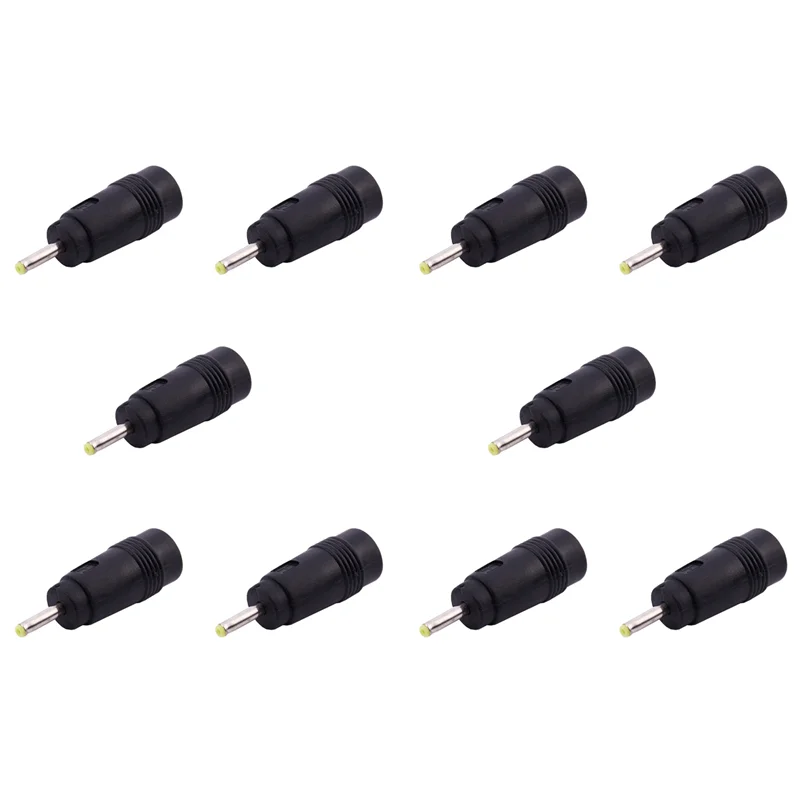 B04B-10Pcs 2.5Mm X 0.7Mm Male Plug To 5.5Mm X 2.1Mm Female Jack DC Power Adapter