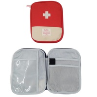 1pc Empty First Aid Kit Bag Pouch Bandages Band Aid Medicine Storage Bag Emergency Bag Case Fabric Survival Kit