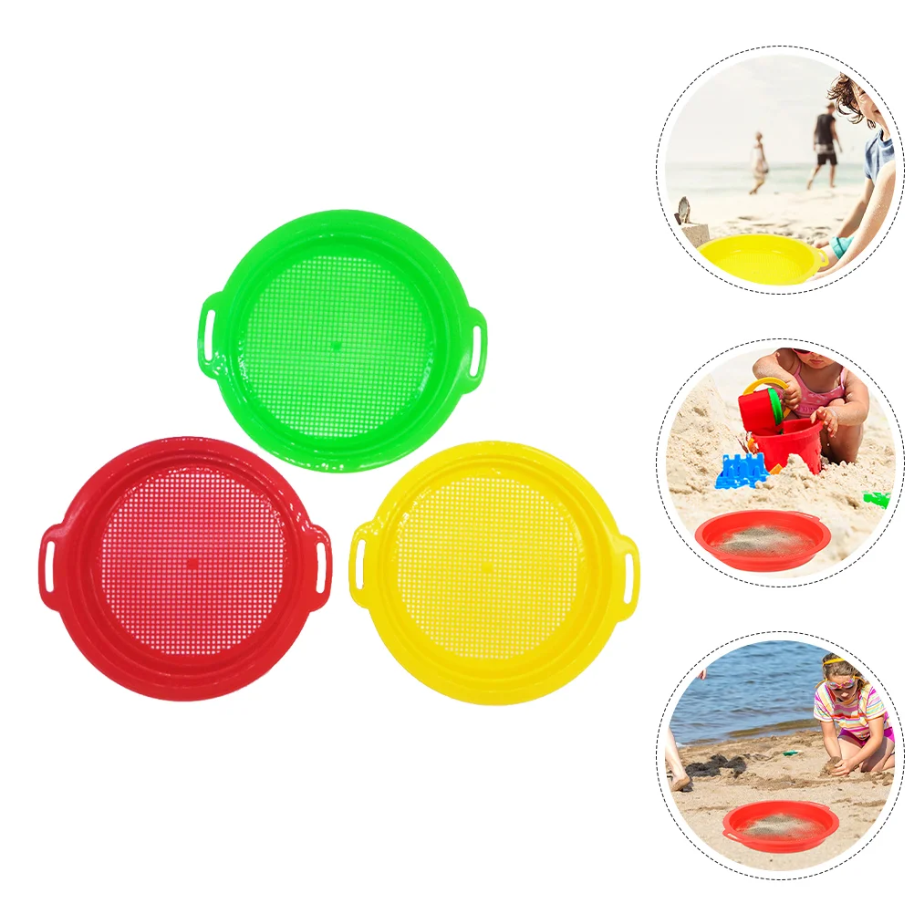 

6 Pcs Beach Screen Sand Toys Bulk Sieve Plaything Shell Sifter for Kit Sifters The Kids Sieves