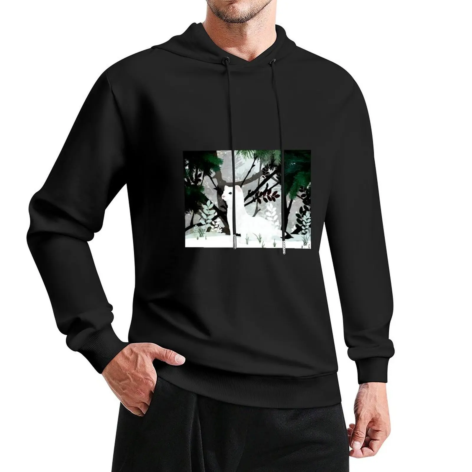 

Ermine Pullover Hoodie blouse men wear hoodie graphic