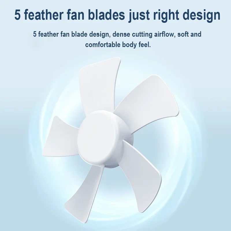 7200mAh Rechargeable Fans Portable Desktop Fan Home Office Dormitory USB Small Electric Fan Air circulators High Wind Table Fan image 6