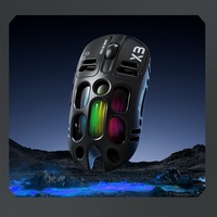 T-WOLF X3 Game wireless mouse Three mode RGB light-emitting electronic contest mechanical mouse PAW3311 sensor 500mAh