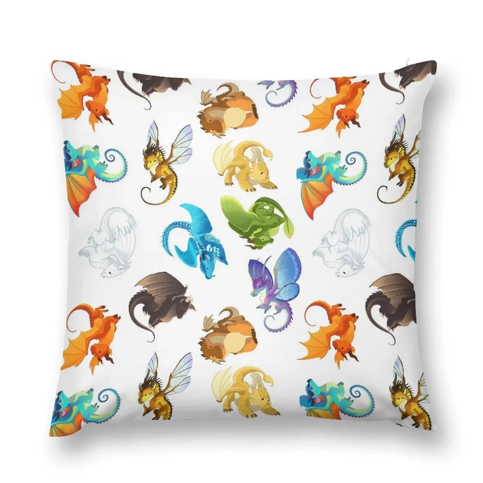 

Wings of Fire Pattern Throw Pillow Cushion Child Couch Cushions pillow