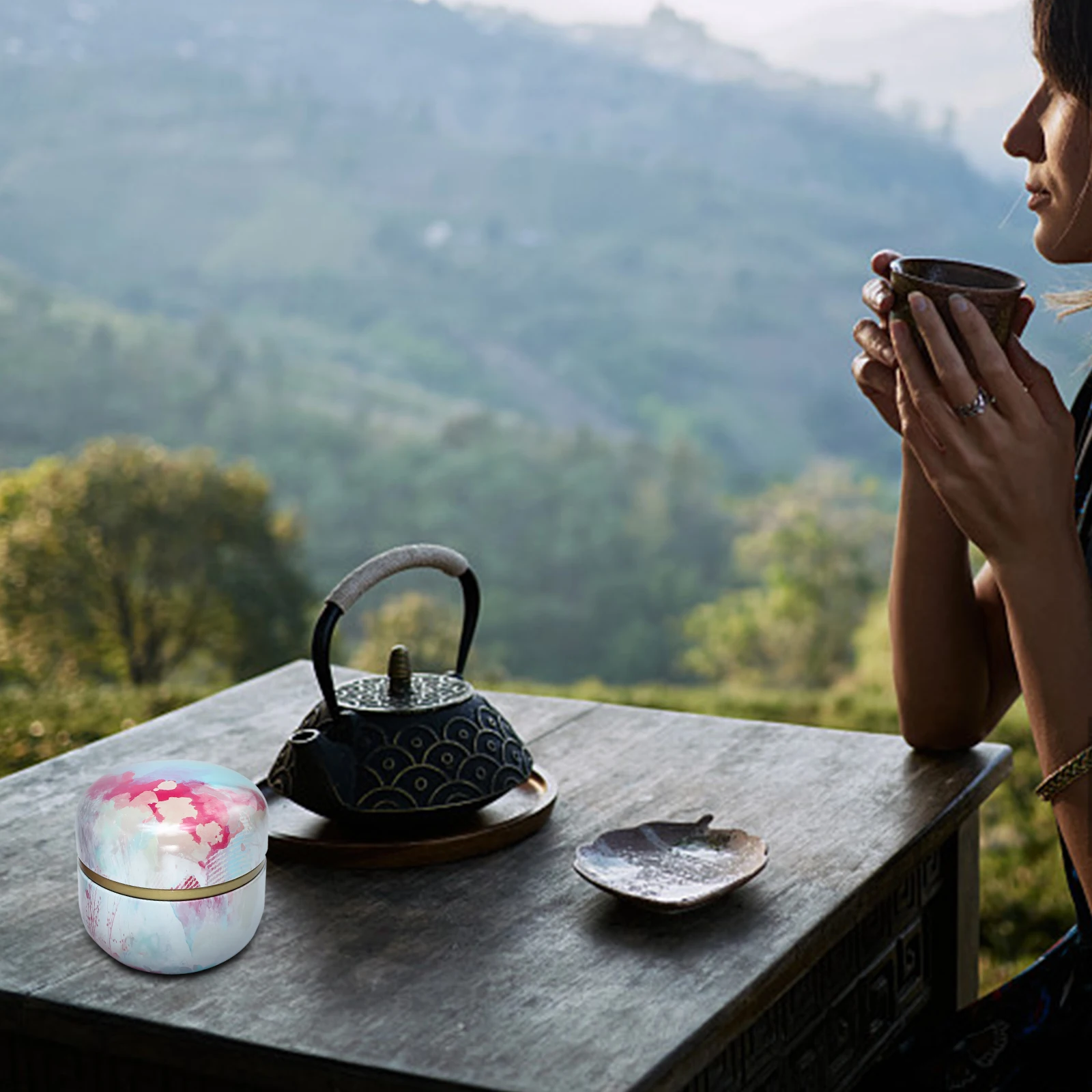 

2 шт. герметичная жестяная банка, металлические банки для чая, контейнеры, банки для хранения, маленькие канистры для путешествий