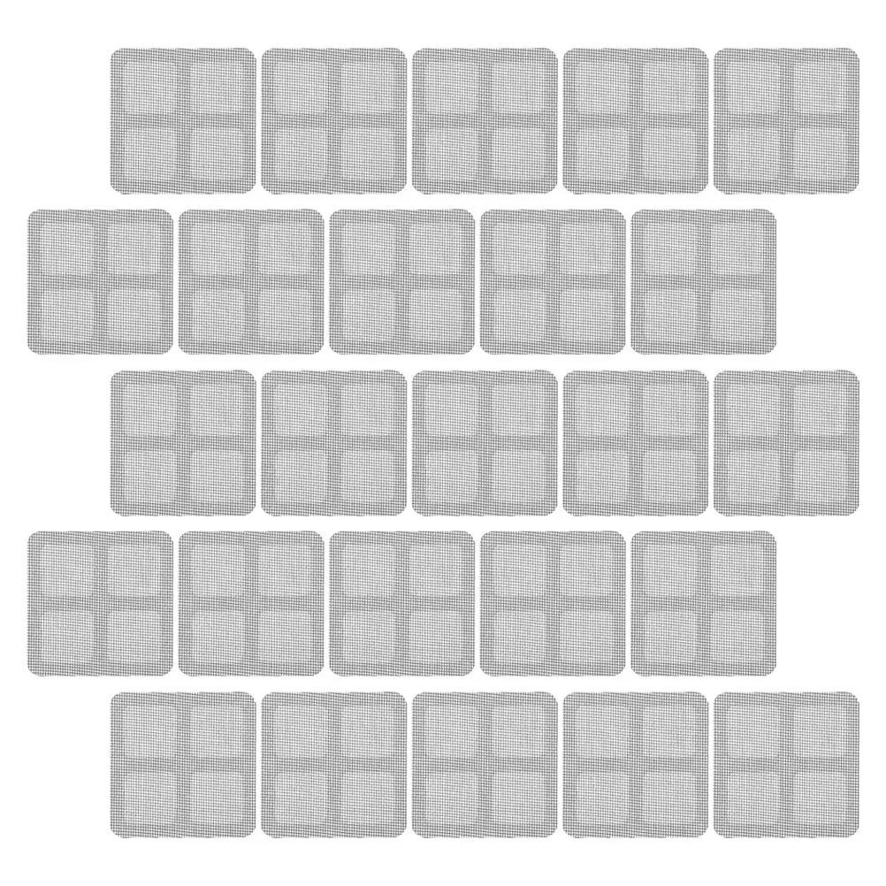 

60pcs Drain Stickers Self-Adhesive Hair Catcher Mesh For Shower Bathtub Sink Disposable Filter Patch Anti-Clogging Protector