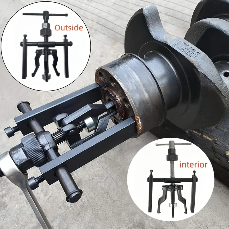 Car Bearing Puller Disassembly Three-claw Puller Car Repair Disassembly Tool Labor-saving Separation Bearing Disassembly Tool