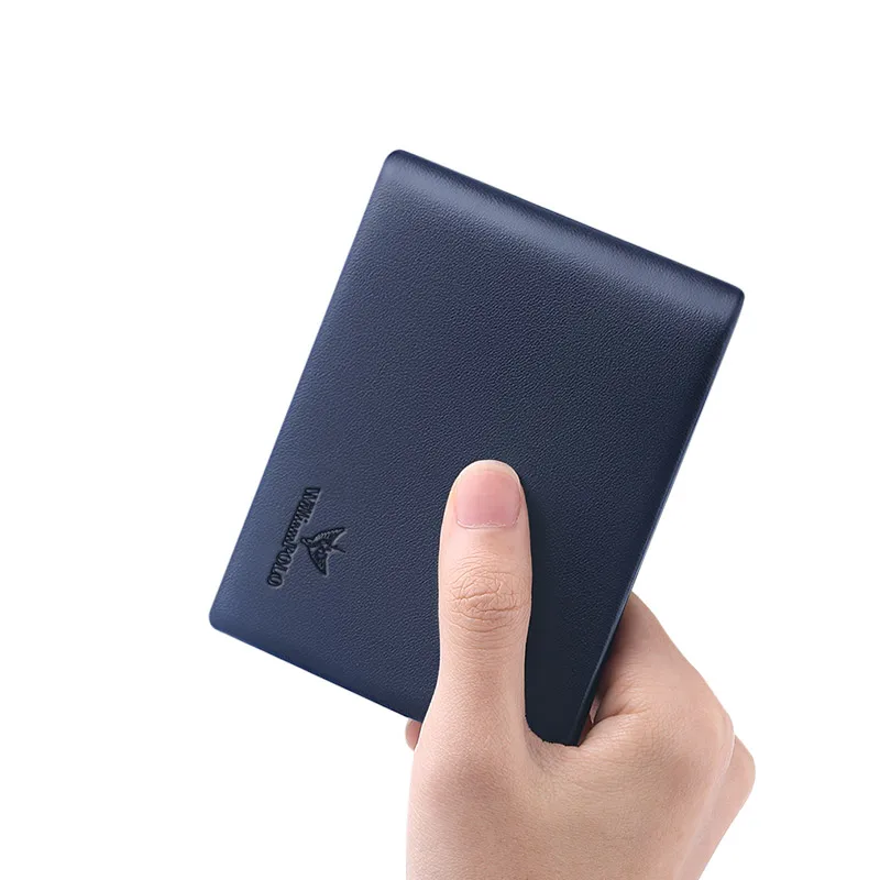 Leather men's wallet, fashionable and personalized card holder, multifunctional wallet