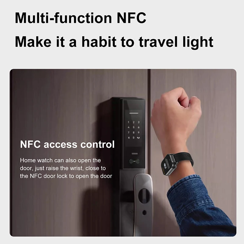 GEJIAN 2025 جديد TWS 2 في 1 سماعات ساعة ذكية ساعة رجالي NFC معدل ضربات القلب مراقبة الأكسجين في الدم نظام تحديد المواقع مسار Smartwatch