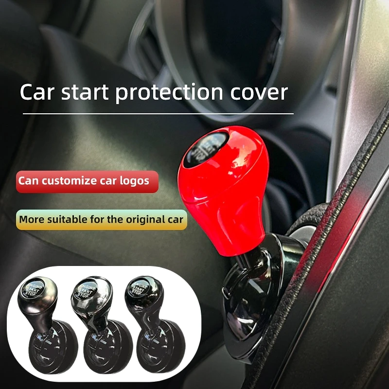 

Автомобильная крышка кнопки запуска в одно касание, рокерный рычаг, ретро-джойстик, украшение, автомобильный аксессуар для салона автомобиля, подарок для автомобиля