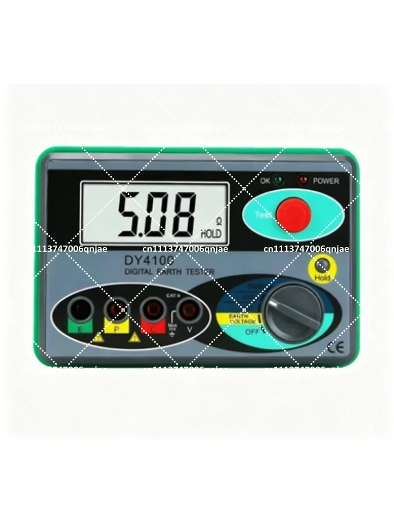 Digital Earth Ground Resistance Tester DY4100 for Grounding System Measurement, Lightning Protection Testing Tool for Engineers
