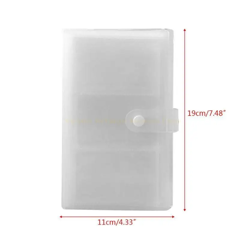 

240 Slots Transparent PP Cover Business Card Book Large Capacity Holders