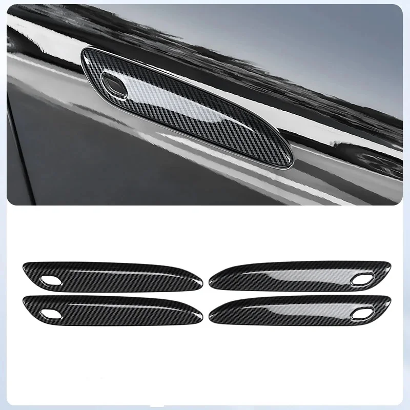 Kohlefaser-Türgriffabdeckung Styling-Zubehör für Mercedes Benz E S EQE EQS W214 S214 X214 W223 V295 X294 V297 X296