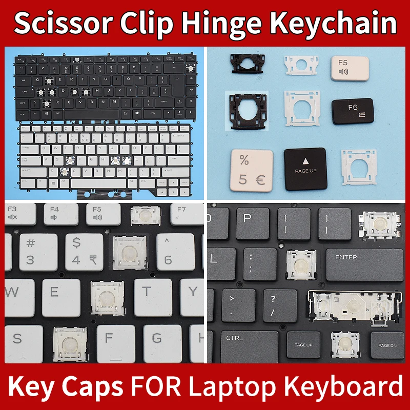 

Replacement Keycaps Scissor Clip Hinge For Dell Alienware M15 R3 M15 R4 GDR71 Cherry M17 R4 key caps keyboard Keychain