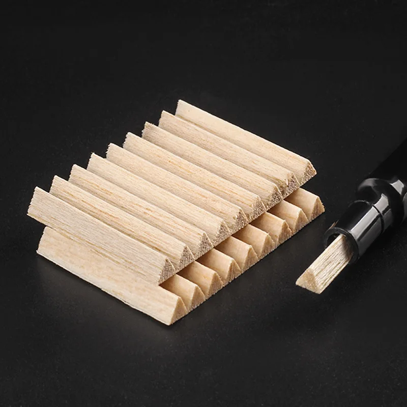 MUXIANG 3 /6 /9mm Cigarette Pipe Filter Clean Accessory Channel Balsa Wood Smoking Pipe Tobacco pipe Filter Cork filter element