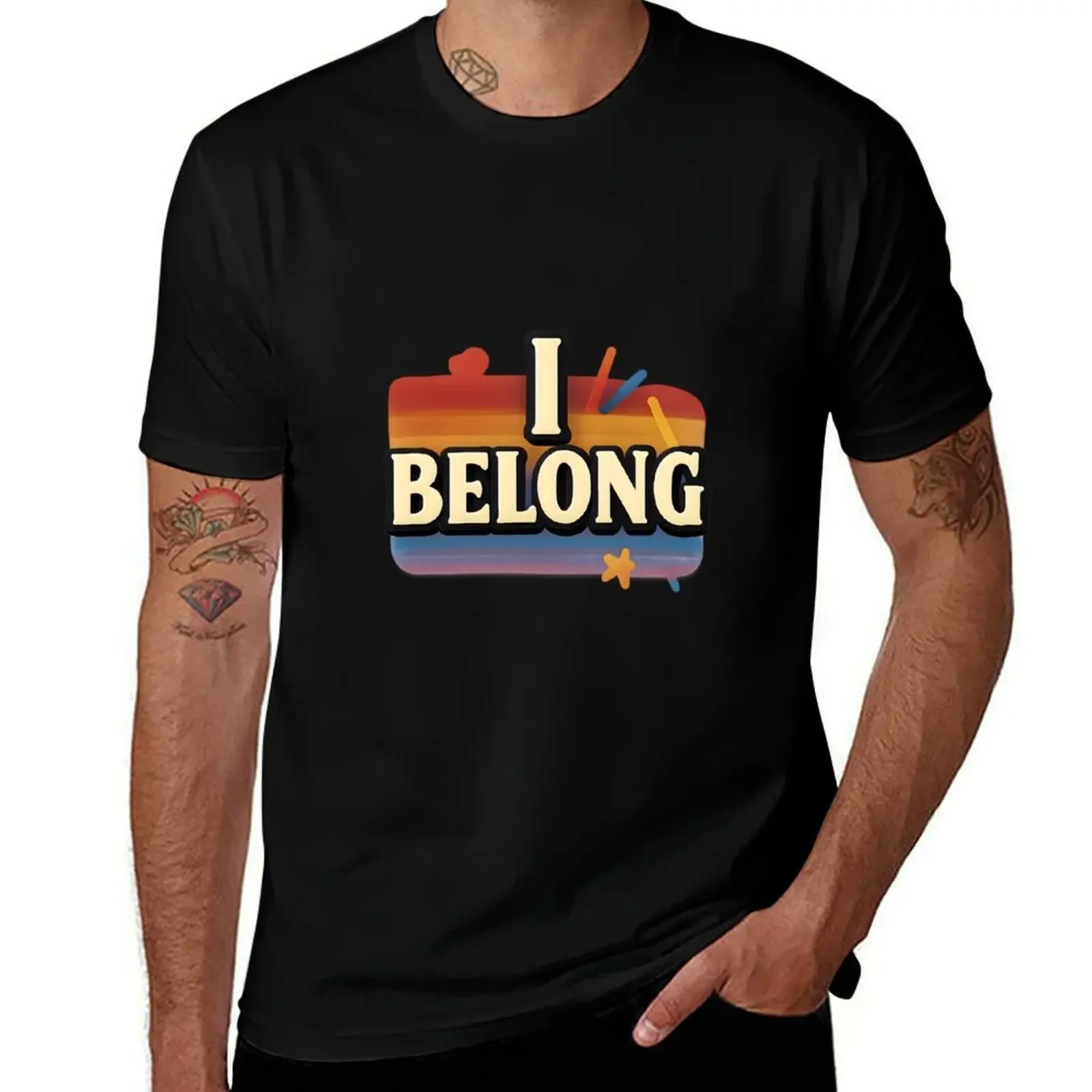 

I Belong – Bold Pride Design T-Shirt graphics plain sublime graphic t shirts t shirts men