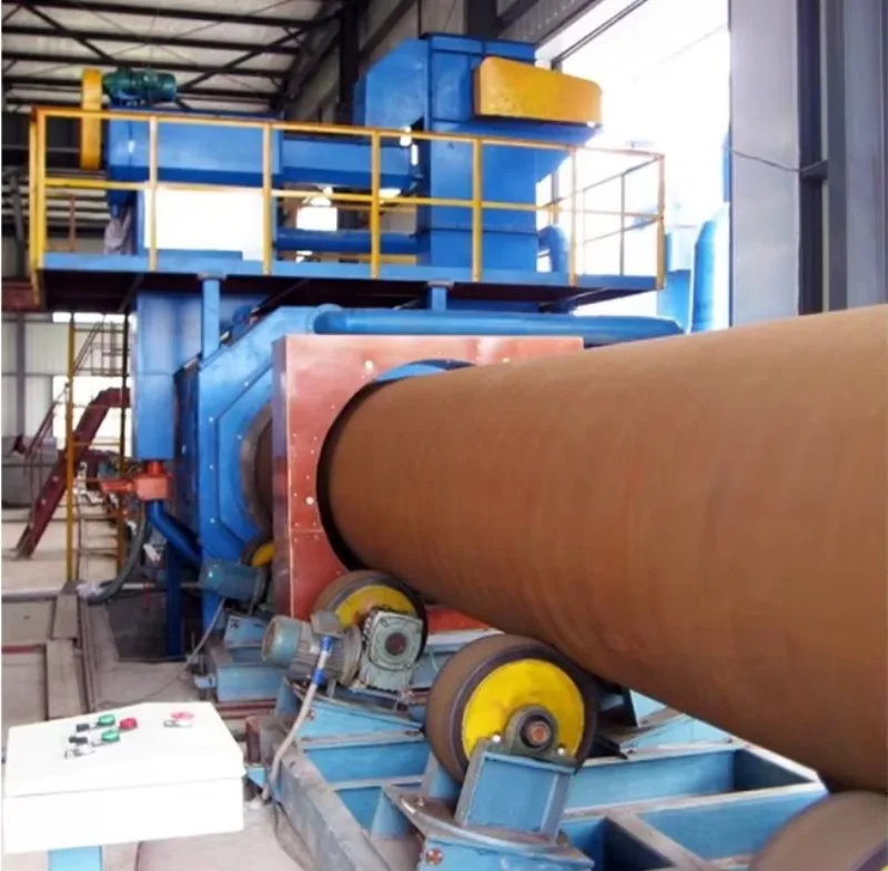 Customized High Efficiency Shot Blasting Machine Hook Type Hanging for Cylinders Industrial Cleaning