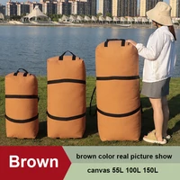 150L 100L 55L Travel Handbag Gym Bag Outdoor Men's Black Large Capacity Fitness Weekend Overnight Waterproof Sport Bags X411D 2