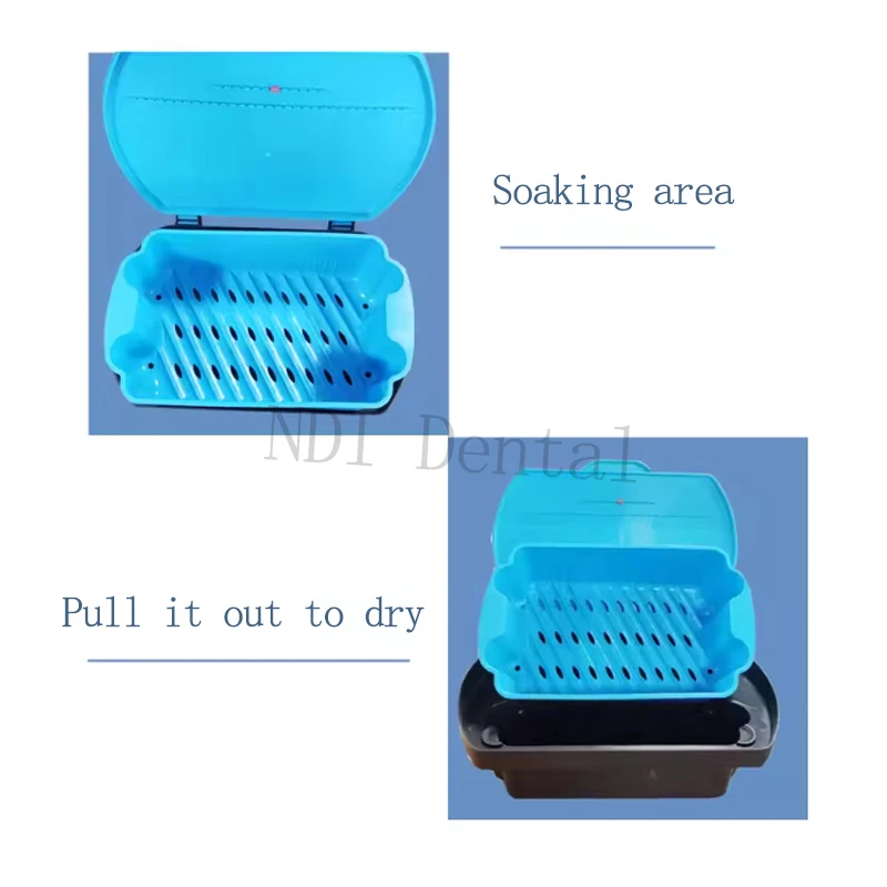 

3.8L Large Size Dental Instrument Professional Dental Instrument Soaking Box for Dentist Sterilization with Cleaner & Disinfect