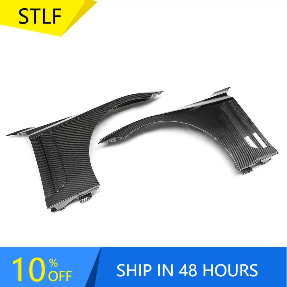 

STLFGood Fitment V Style Dry Carbon Fiber Side Fenders for BMWs G87 M2 2023+ Fenders Replacement Car Accessories