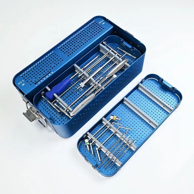 Orthopedic Minor Surgical Hip and Knee Kit Upper Limb Implant Trauma Small Fragment Instrument Set for Facture Surgery - view 6