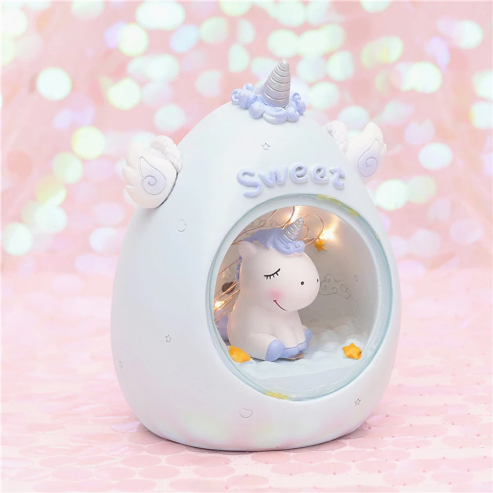 

Unicorn LED Night Light Desk Lamp Bedroom Room Decoration Cartoon Unicorn Desk Lamp LED Night Light