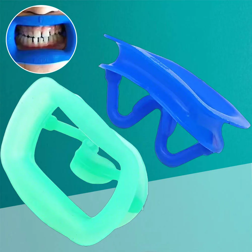 

Soft Silicone Dental Cheek Retractors Autoclavable Mouth Props Expandable Orthodontic Mouth Opener Dental Tools