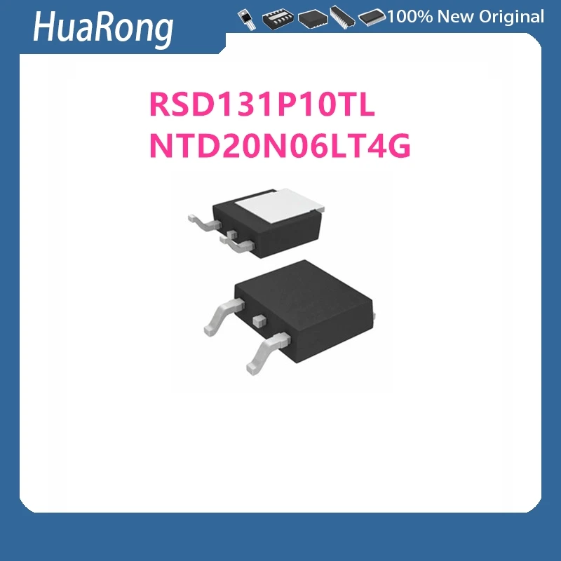 10Pcs/Lot RSD131P10TL 131P10 NTD20N06LT4G 20N6LG 20 N6LG TO-252