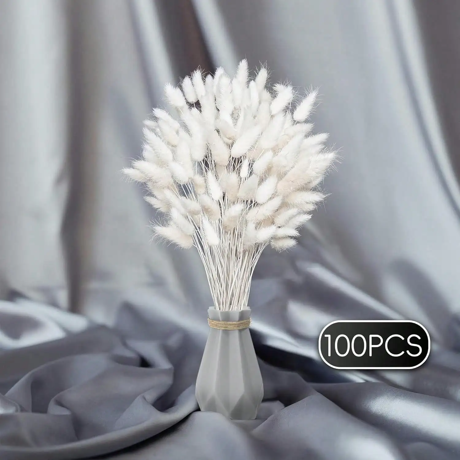 120 PCS Dried Pampas Grass Decor Dry Flowers For Decoration Pampas Grass In Bulk Tall Tails Dried Flowers For Boho Wedding Decor view 5