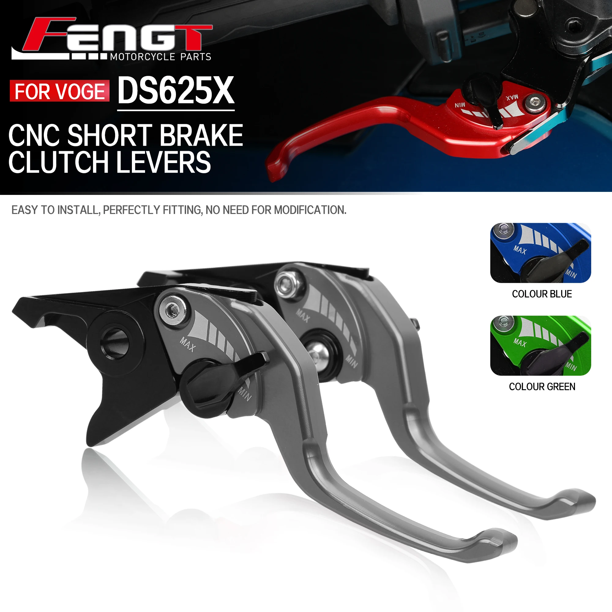 

DS625X Короткий регулятор тормозного рычага сцепления, защита рычага ручного управления для Voge Valico 625 DSX 625DSX DS225 Тормозной рычаг DSX625