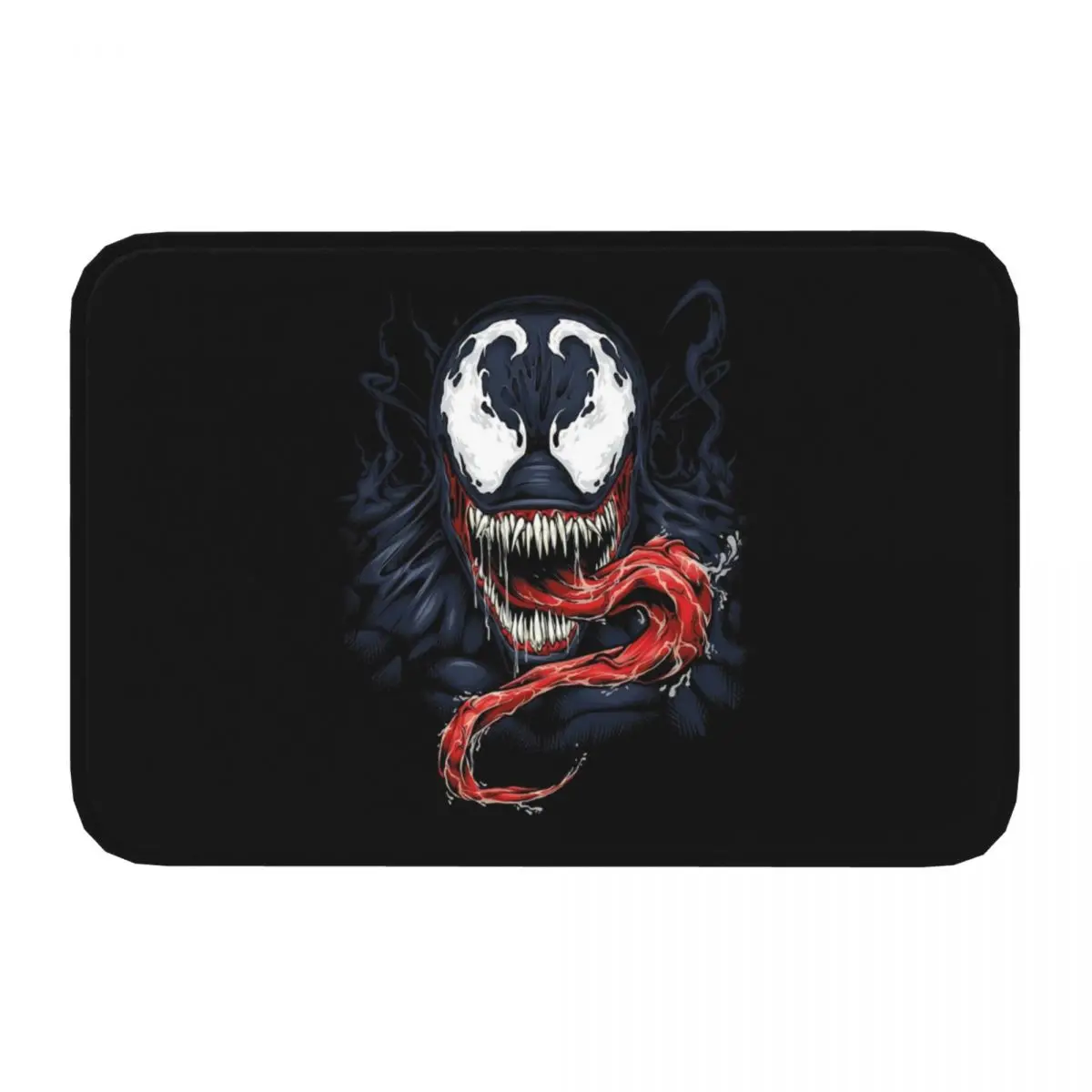 Fun And Funny Kitchen Non-Slip Carpet Marvel Venom Living Room Mat Welcome Doormat Floor Decor Rug