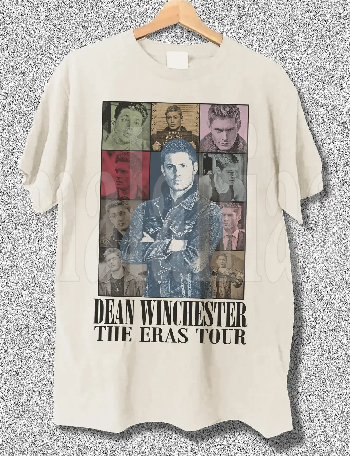 

Футболка Dean Winchester The Eras, рубашка унисекс Jensen Ackles Supranatural, футболка с рисунком, рубашка унисекс, подарок для фанатов DW11