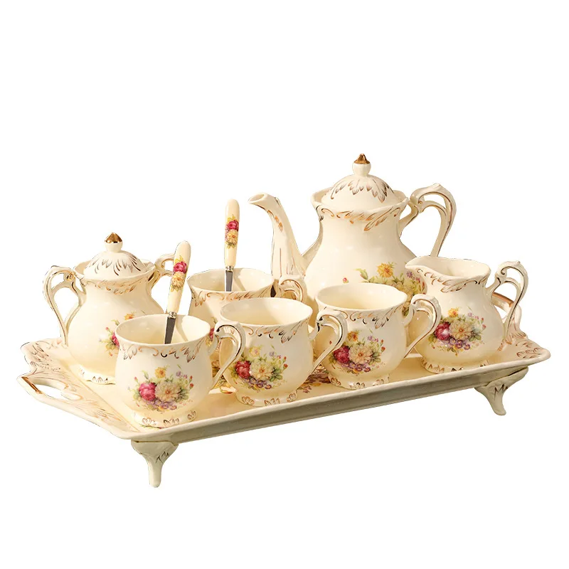 

European coffee set, ceramic creative English tea set