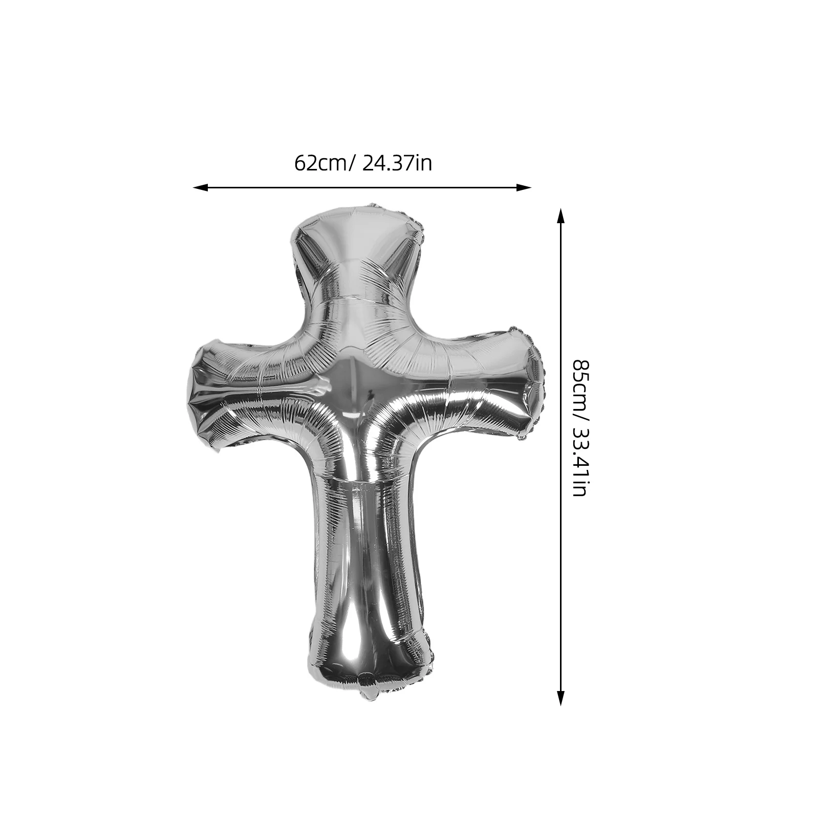 10 шт. 3D религиозные крестовые шары из фольги, набор воздушных шаров для украшения крещения на день рождения для использования в помещении и на открытом воздухе